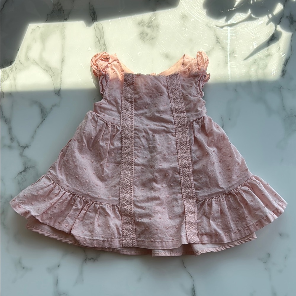 Tahari Blush Pink Textured Dress